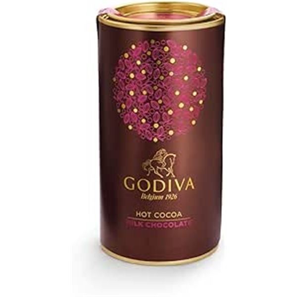 13.1OZ TIN OF GODIVA HOT COCOA