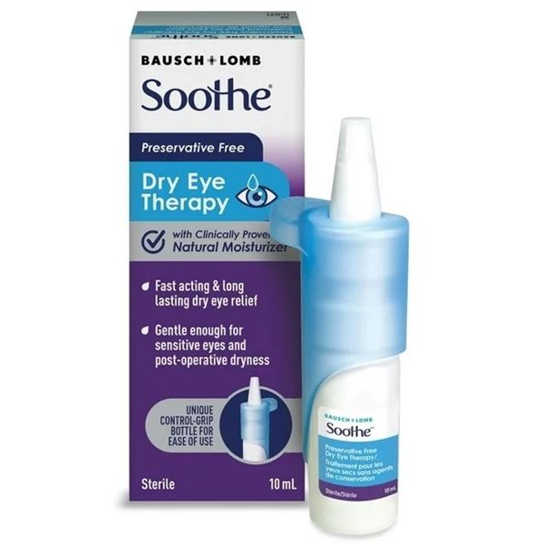 NEW 10ML BOTTLE BAUSCH + LOMB SOOTHE DRY EYE