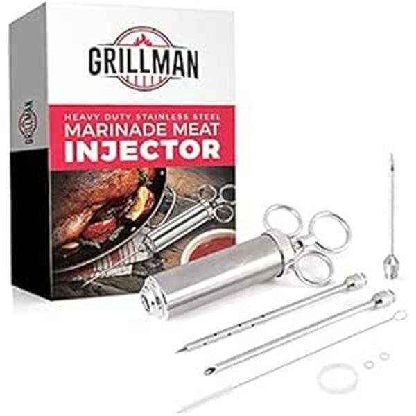 NEW GRILLMAN HEAVY DUTY STAINLESS STEEL MARINADE