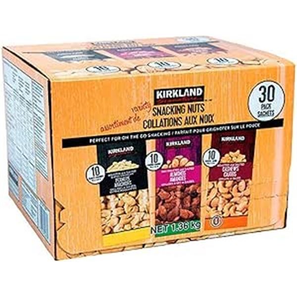 KIRKLAND 30 PACK SNACKING NUTS