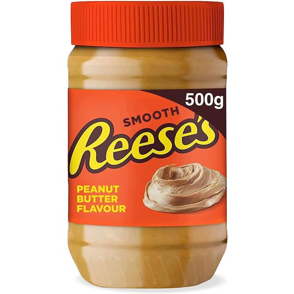 2 NEW JARS OF REESE'S SMOOTH PEANUT BUTTER 500G