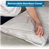 Image 2 : NEW SLEEPSIA  ADJUSTABLE BAMBOO PILLOW QUEEN SIZE