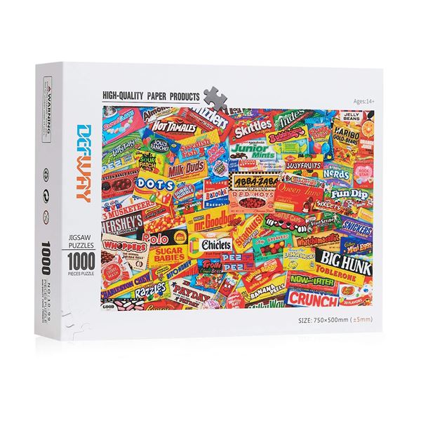 NEW DEFWAY 1000PCS PUZZLE - CHOCOLATE BARS