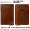 Image 1 : NEW FIDELO BROWN MINIMALIST WALLET - SLIM CARD