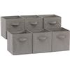 Image 1 : NEW AMZ BASICS 6 PACK OF FOLDABLE STORAGE CUBES