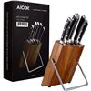 Image 1 : NEW REPACK AICOK 6 PIECE CLASSIC KNIFE SET WITH