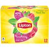 Image 1 : NEW 12 PACK OF LIPTON RASPBERRY NATURAL FLAVOUR