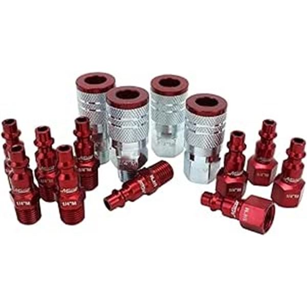 NEW MILTON 14PC. COUPLER/PLUG KIT