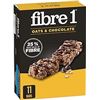 Image 1 : BOX WITH 11 FIBER 1 OATS & CHOC. CHEWY BARS