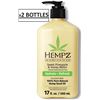 NEW 2 PACK OF HEMPZ HERBAL BODY MOISTURIZER