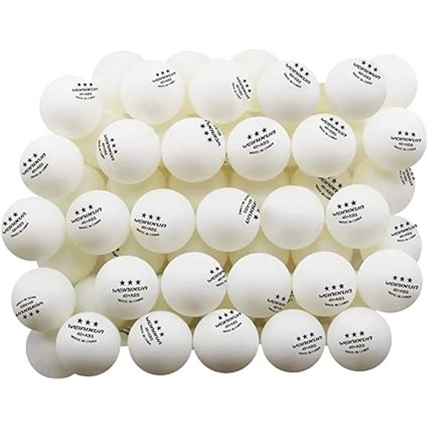 PACK OF 50 NEW WEINIXUN PING PONG BALLS