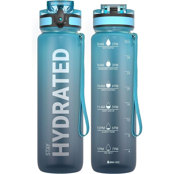 NEW STAY HYDRATED 32 OZ WATER BOTTLE