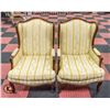 SMALL AND BOYZ, TWO WINGBACK CHAIRS