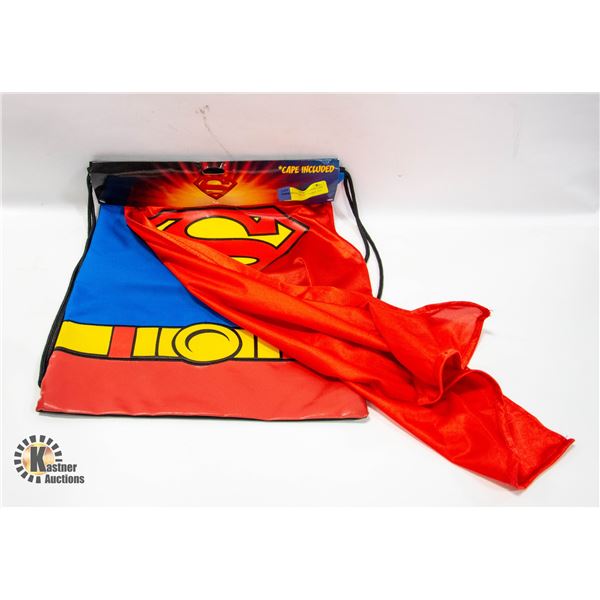 SUPERMAN BACKPACK WITH CAPE