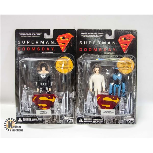 LOT OR 2 SUPERMAN DOOMSDAY FIGURES