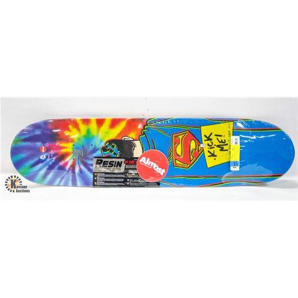 SUPERMAN SKATEBOARD SEALED 8" CANADIAN