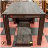 Image 2 : ESTATE DINING TABLE WITH 1 LEAF EXTENSION