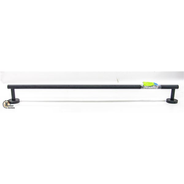 NEW UNPACKED 29.5" MATTE BLACK TOWEL BAR