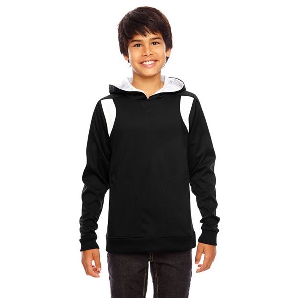 NEW TEAM 365 YOUTH SMALL ELITE PERFORMANCE HOODIE