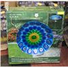 Image 1 : ANGELO DECOR INTERNATIONAL PEACOCK GLASS BIRD BATH