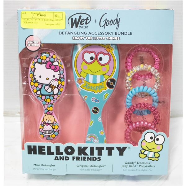 HELLO KITTY WET BRUSH & GOODY DETANGLING