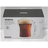 Image 1 : NEW STOKES DOUBLE WALL BEER GLASSES 2 PACK