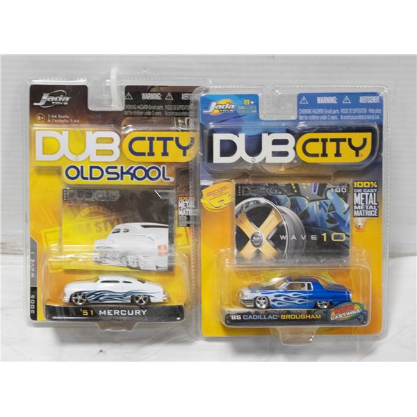 PAIR OF DUB CITY OLDSKOOL MODELS, 51 MERCURY &