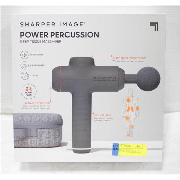 NEW SHARPER IMAGE RECARGEABLE DEEP TISSUE