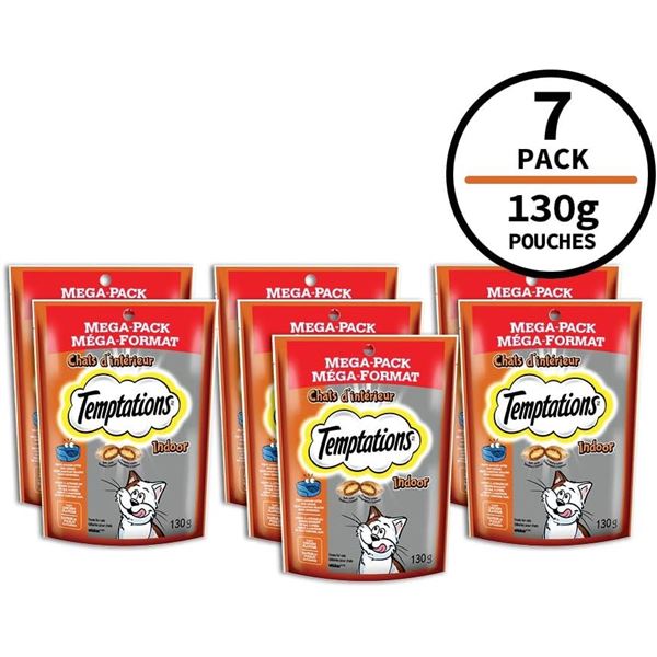 CASE OF WHISKAS TEMPTATIONS INDOOR ADULT CAT