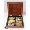 Image 2 : JEWELLERY BOX FULL OF JEWELLERY