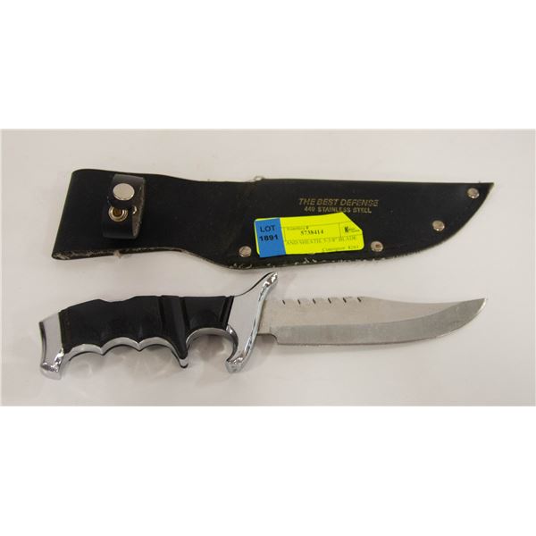 KNIFE AND SHEATH, 5-3/8" BLADE