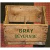 Image 1 : VINTAGE GRAY BEVERAGES WOOD CRATE