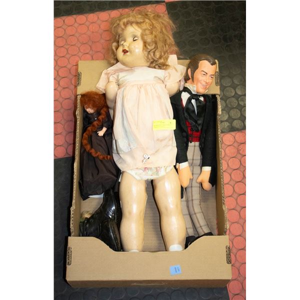 DR. DOOLITTLE, LARGE SHIRLEY TEMPLE STYLE DOLL,