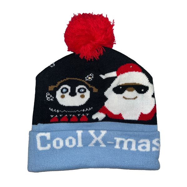 NEW MULTICOLOR BRIGHT LED XMAS THEME WINTER TOQUE