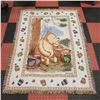Image 1 : CLASSIC POOH VINTAGE TAPESTRY BLANKET WALL DISPLAY