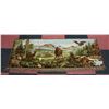 Image 1 : ESTATE VINTAGE DEER VELVET WALL TAPESTRY