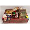 Image 1 : ESTATE CHRISTMAS BOXES & ORNAMENTS DECORATIONS