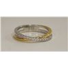 Image 1 : GOLD PLATED RING/BAND IN CLOTH POUCH