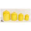 Image 1 : VINTAGE PORTUGUESE CERAMIC CANISTER SET (4)