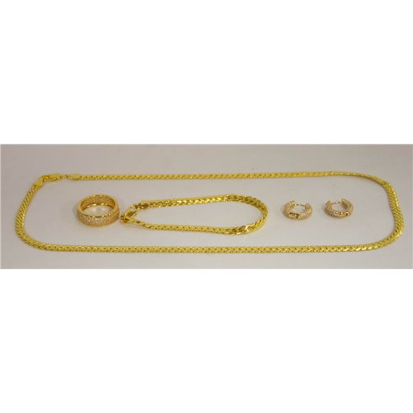 NEW GOLD PLATED JEWELRY BUNDLE