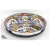 Image 1 : JAPANESE HAND PAINTED PORCELAIN LAZY SUSAN