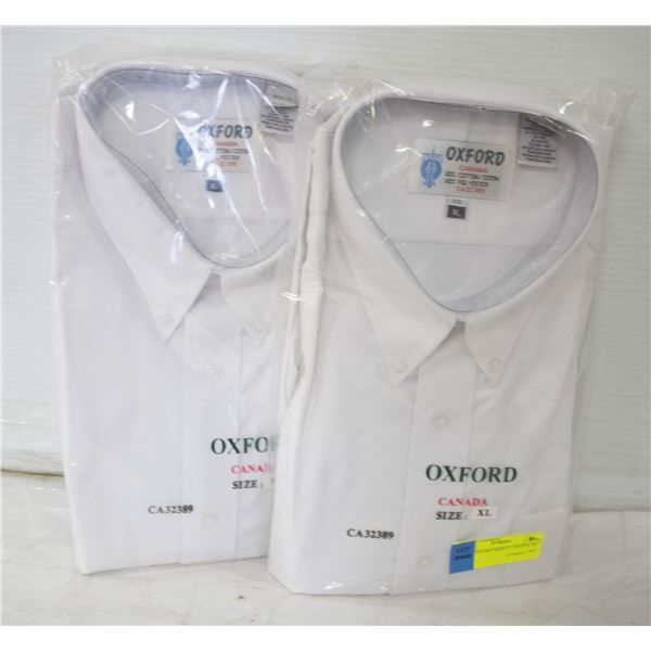 NEW OXFORD SHIRTS 2 WHITE XL