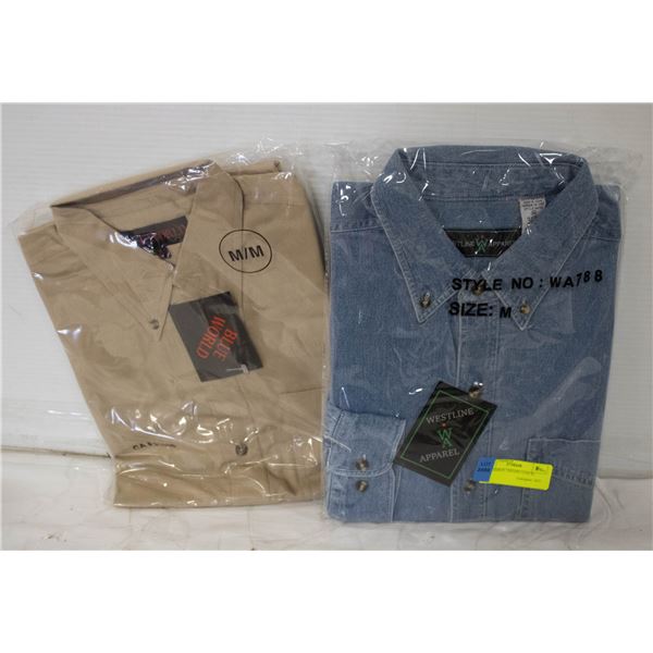 NEW SHIRTS 1DENIM 1TAN M