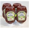 Image 1 : 4 BOTTLES HEINZ KETCHUP