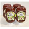Image 1 : 4 BOTTLES HEINZ KETCHUP