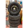 Image 1 : SET OF 4 MOTORMASTER SNOWTIRES 235/70R16 ON