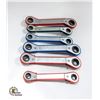 Image 1 : DOUBLE BOX END OFF SET RATCHET WRENCHES