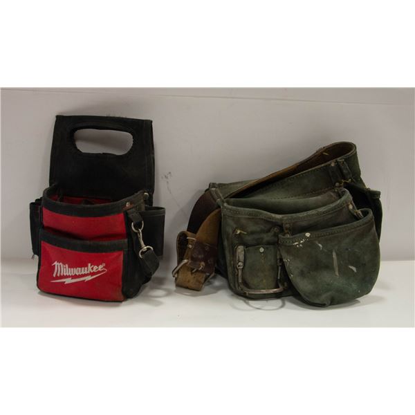 SMALL MILWAUKEE TOOL BAG PLUS TOOL BELT - RPM