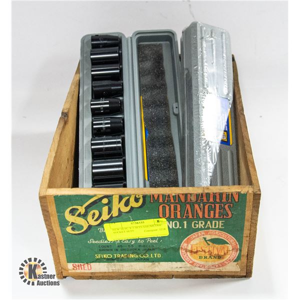 NEW 10 PC X 2 SETS SAE/METRIC SOCKET SETS