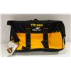 Image 1 : NEW WITH TAGS TOLSEN HARD BOTTOM 16 INCH TOOL BAG